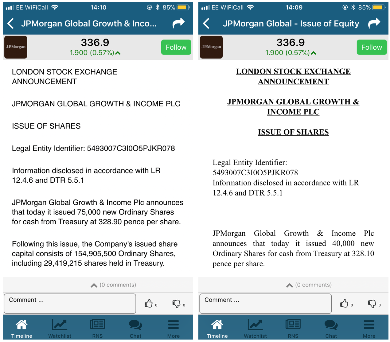RNS Alerts & Push Notifications Get New Design On Vox Markets